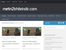 Tablet Screenshot of metin2trhileindir.com